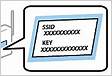 Ligar a Wi-Fi Direct introduzindo o SSID e a palavra-pass